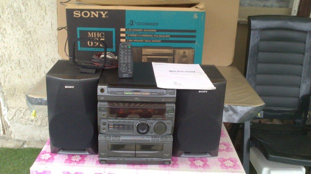 Sony mini hi-fi torony MHC-695 hangfal, tvirnyt