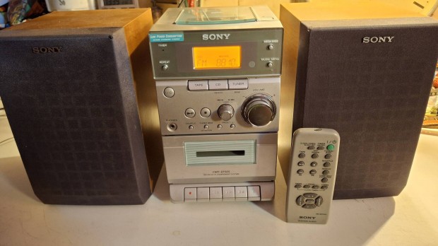 Sony mini hifi. Sajt tvrnytjval.Cd is j!!!