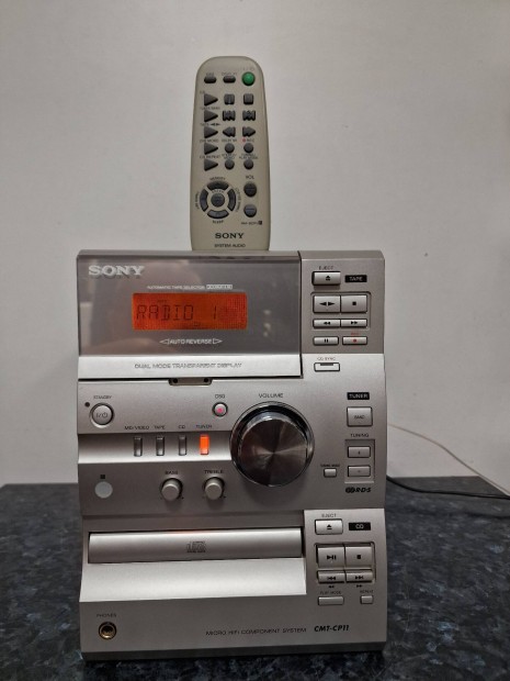 Sony mini hifi tvirnytval, cd rsze hibs 