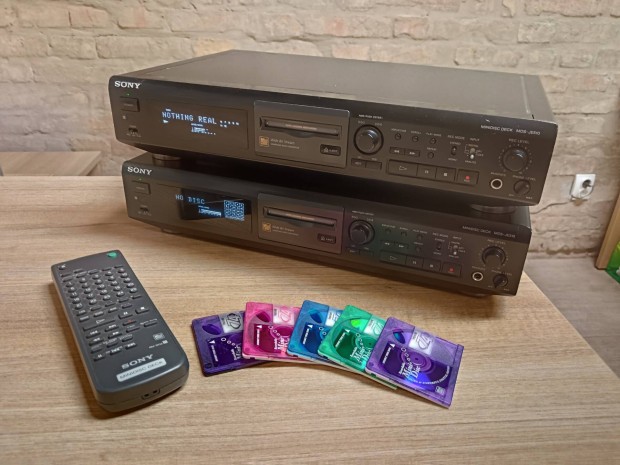 Sony minidisc deck 2 db hibs!!! (MDS-JE510) 