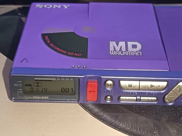 Sony mz r 37 md minidisc walkman felvevs