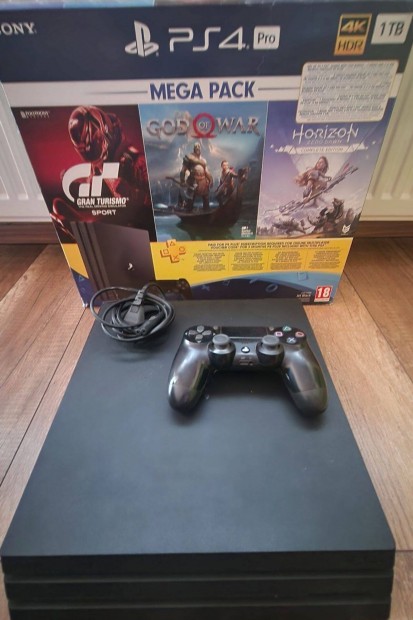 Sony ps4 pro jótállással dobozában-