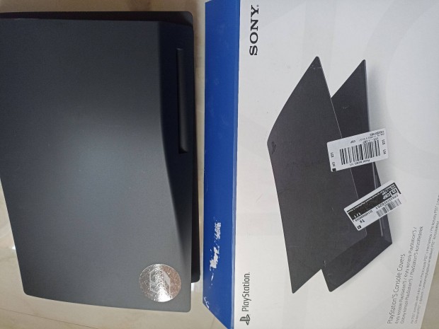 Sony ps5 cover - fekete borítás