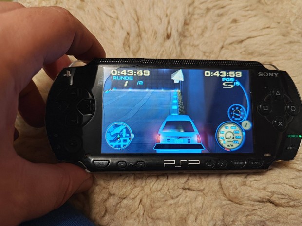 Sony psp konzol töltővel, jó aksival, memóriakártyával