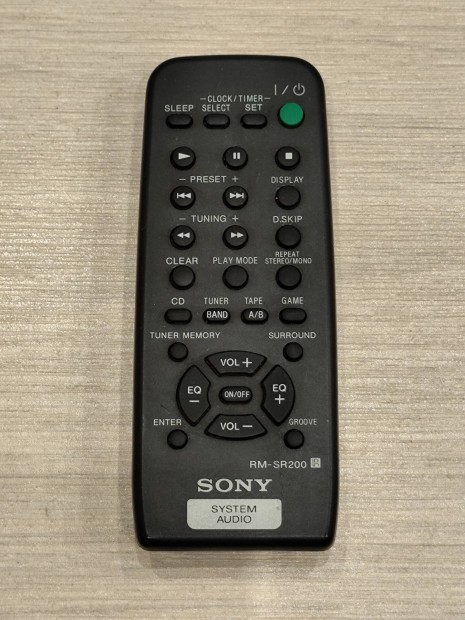 Sony rm-sr200 System Audio rdi cd tv tvirnyt