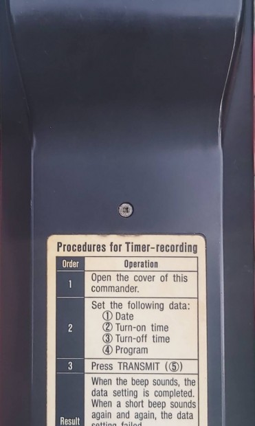 Sony tvirnyt RMT V5D SLV 715 VHS video