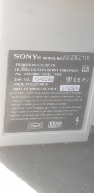 Sony trinitron tv