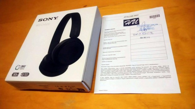 Sony vezetk nlkli Fejhallgat Headset j, 2 v Garancia