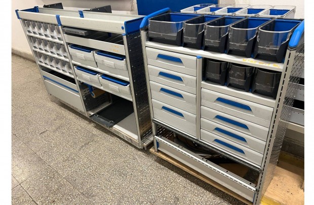 Sortimo Globelyst 4. 2m+1m k�t oldalra j�rm�berendez�s polcrendszer T6