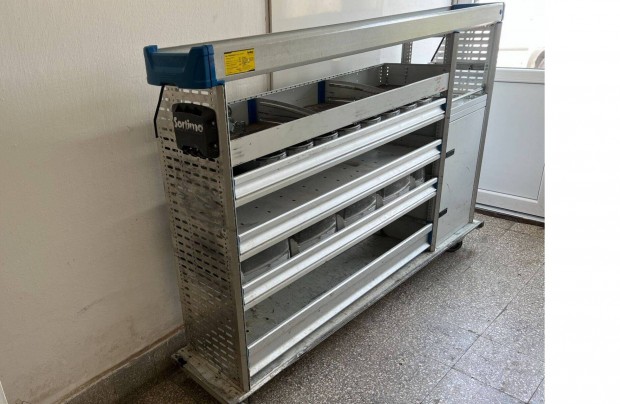 Sortimo járműberendezés raktér VW Transporter T5 T6 baloldal 2m