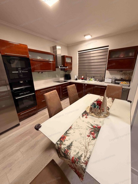 S�st� k�zel�ben, kertv�rosban: fel�j�tott csal�di h�z parkos�tott