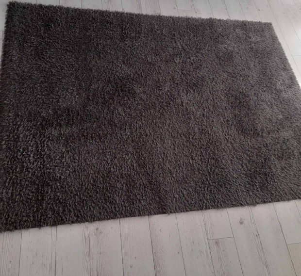 Sötétszürke színű Shaggy szőnyeg 160x220 cm