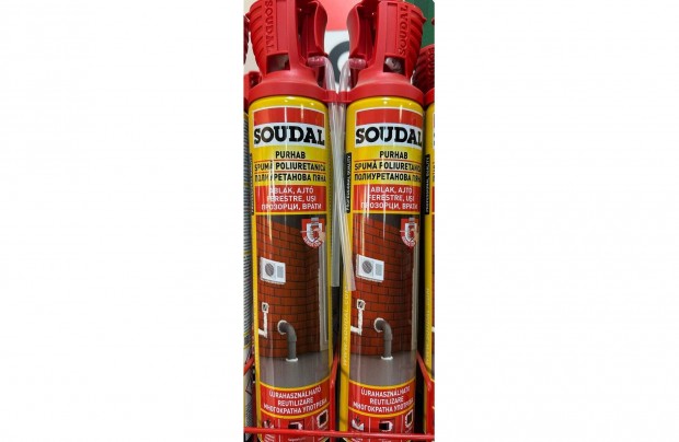 Soudal 750 ml purhab most csak 2120 ft/ db