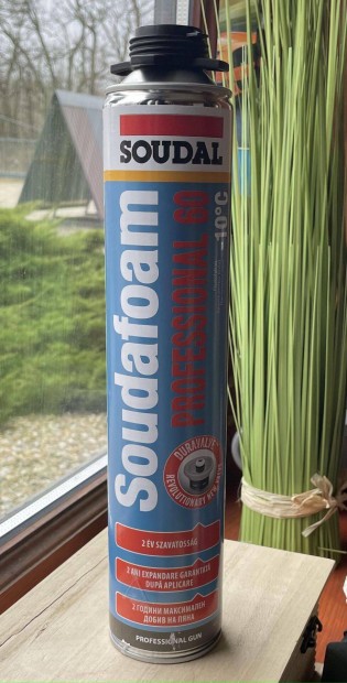 Soudal purhab pisztolyos Soudafoam Professional 60 tli -10 C 750ml