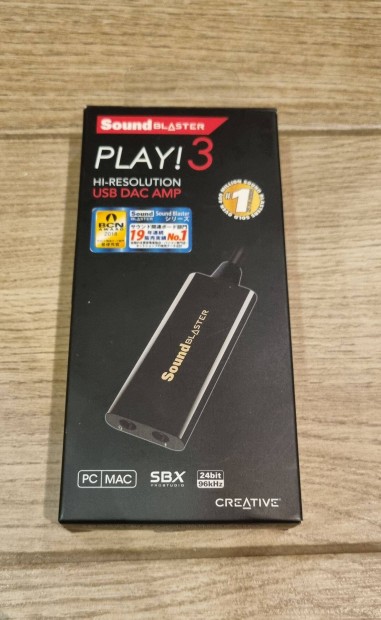 Soundblaster Play!3 USB kls hangkrtya