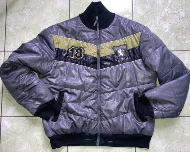 Southern Menswear L passzés vagány bélelt őszi-téli ffi dzseki