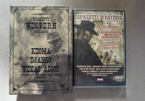 Spagetti western kollekci 1,2 (6lemezes) dvd