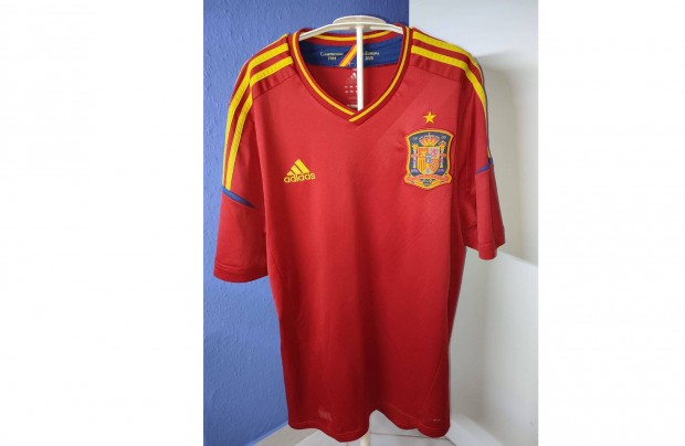 Spanyol vlogatott eredeti adidas 2012-es mez (L)