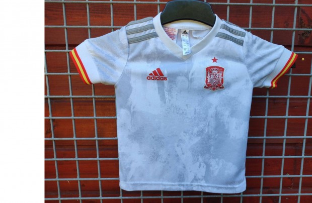 Spanyol válogatott fehér eredeti adidas gyerek mez (104)
