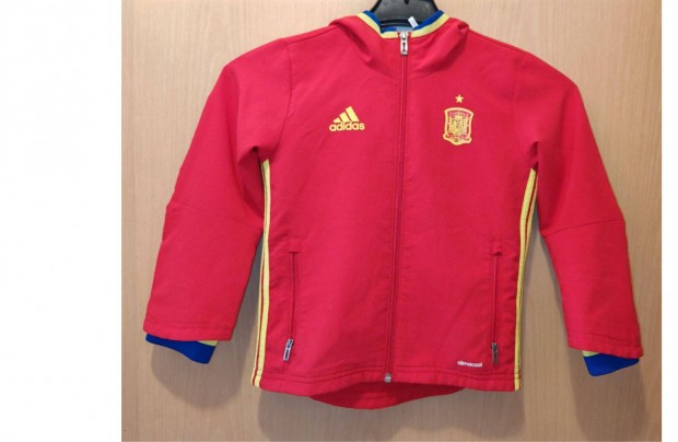 Spanyol válogatott piros eredeti adidas gyerek széldzseki (116)