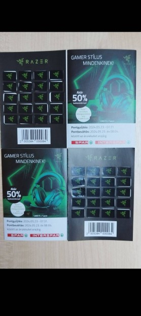 Spar matrica - Razer gamer cuccok