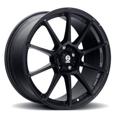 Sparco ASSETTO GARA Matt Black 7X17 4X100 ET37 CB63,4 | alufelni |