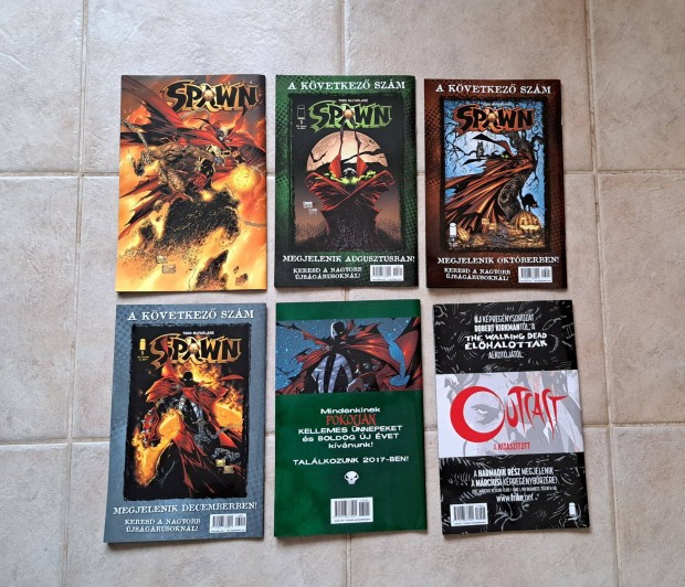 Spawn az Ivad�k k�preg�ny csomag - 6 DB - 2. sorozat