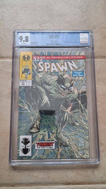 Spawn k�preg�ny #327 - CGC 9.8 min�s�t�s - Todd Mcfarlane