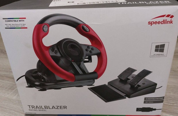Speedlink Trailbrazer Racing Wheel kormny (Xbox, PS, PC, Nintendo)