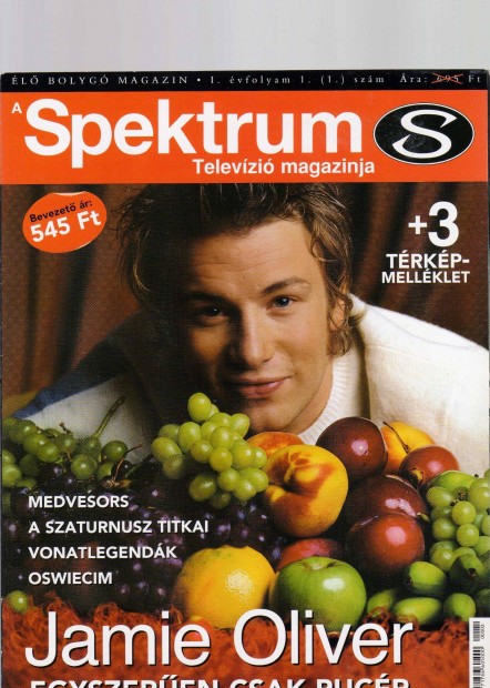 Spektrum Magazin 1. szm trkpmellklettel - j llapot