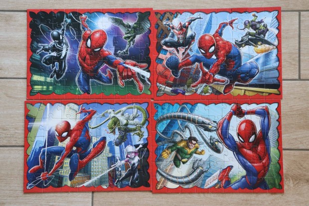 Spider-Man 4 in 1, Trefl Puzzle, gyerekjtk