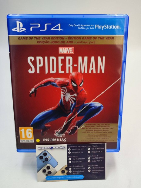Spider Man PS4 Garancival #konzl0967