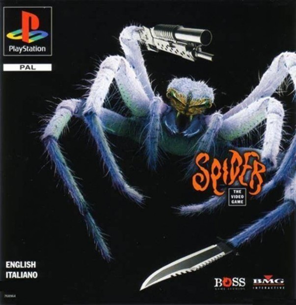 Spider The Video Game, Boxed PS1 jtk