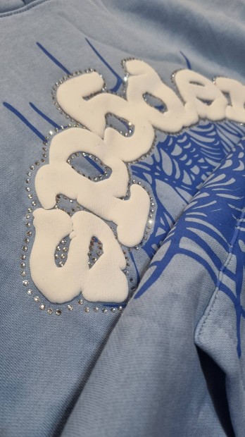 Spider hoodie blue 1:1