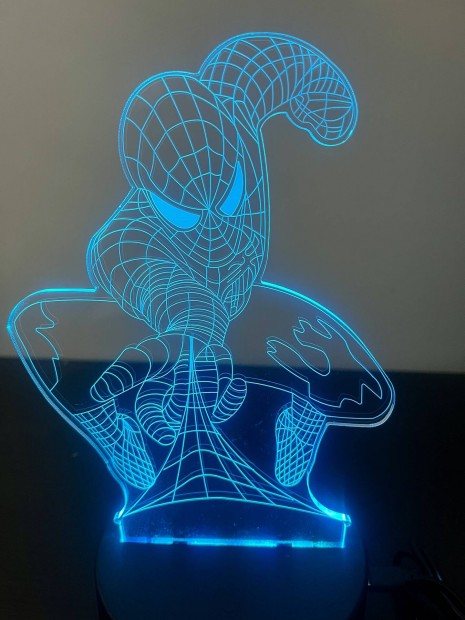 Spiderman 3D lámpa