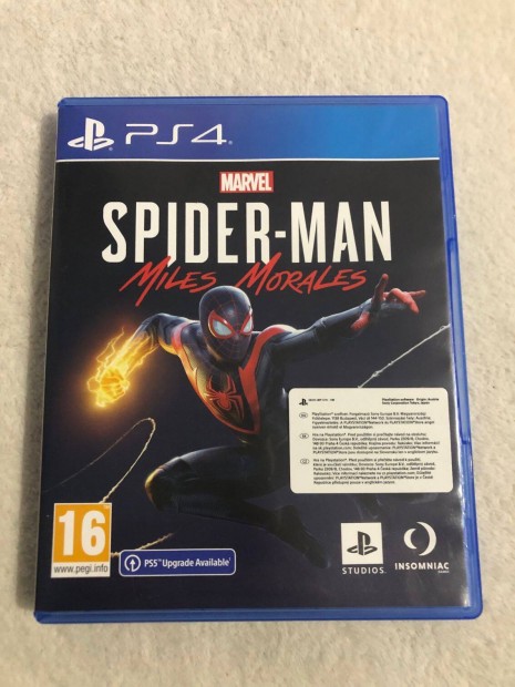 Spiderman Miles Morales Ps4 Playstation 4 magyar feliratos jtk