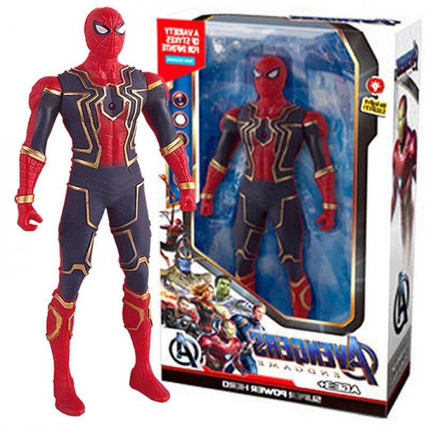 Spiderman Pkember Marvel figura 17cm dobozzal j Kszleten Avengers