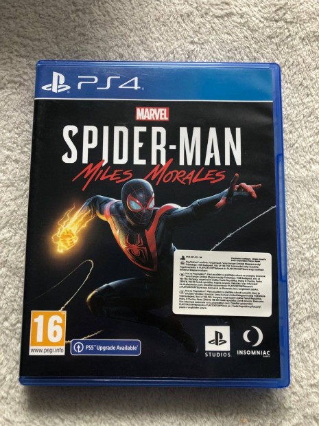 Spiderman Spider-Man Miles Morales Ps4 Playstation 4 magyar feliratos