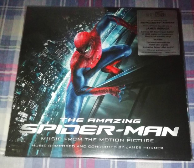 Spiderman s Deadpool filmzene vinyl lemezek 