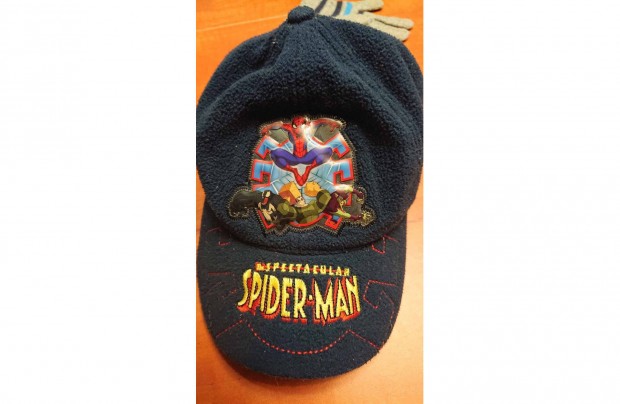 Spiderman polr flvds meleg sapka - 54 cm-es kobakra
