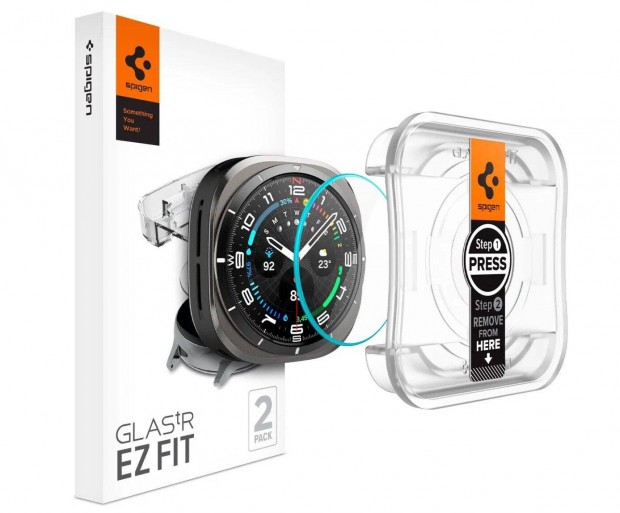 Spigen Glass tR EZ Fit Transparency Samsung Galaxy Watch Ultra vegfl