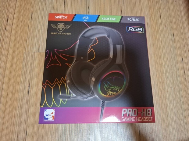 Spirit Of Gamer Pro-H8 fejhallgat RGB