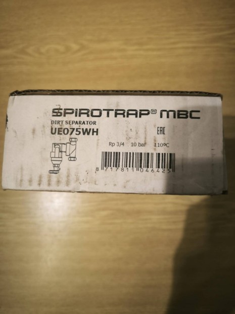 Spirotech mágneses iszap leválasztó, víz gáz