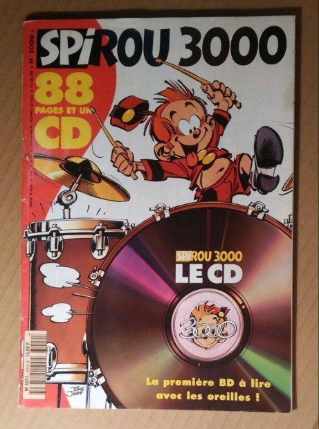 Spirou No.3000 (11.10.1995) Francia nyelv (kpregny magazin)