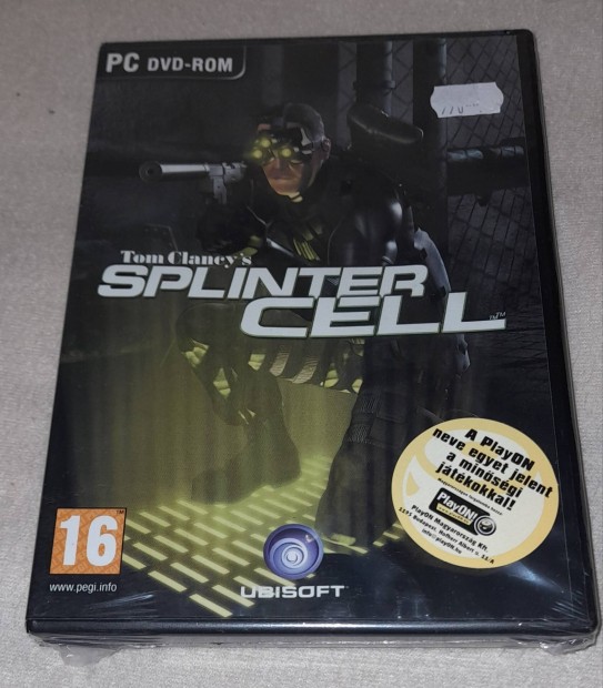 Splinter Cell PC Jtk Bontatlan csomagolsban 