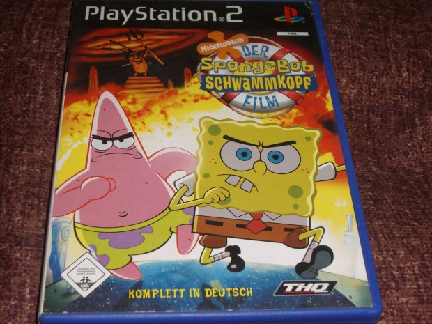 Spongebob Schwammkopf Film Playstation 2 eredeti lemez ( 4500 Ft )