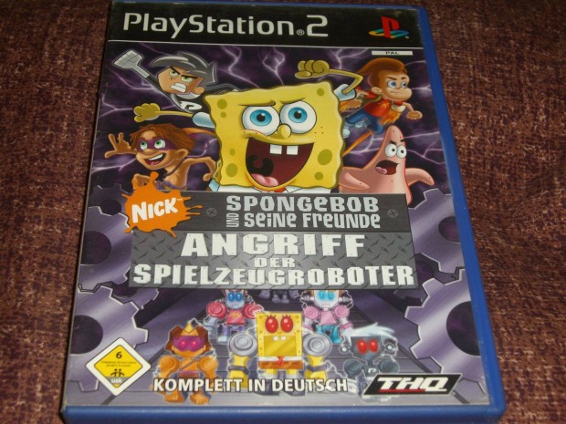 Spongebob Seine Freunde Ps 2 eredeti lemez ( 4500 Ft)
