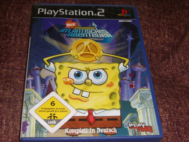 Spongyabob Atlantis Playstation 2 eredeti lemez ( 4500 Ft )