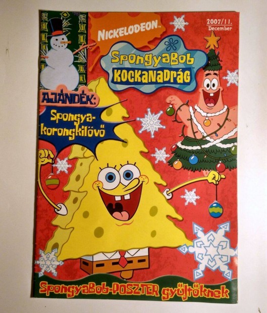 Spongyabob Magazin 2007/11 December (poszterral) 8kp+tartalom