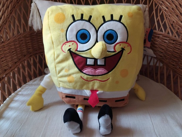 Spongyabob kockanadrág plüss mesefigura